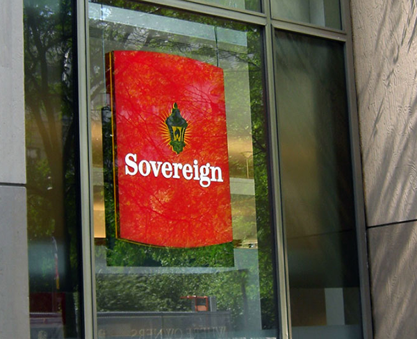 Sovereign Window Sign 2 BE